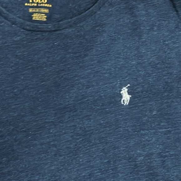 Polo Ralph Lauren Heather Blue Crewneck T-Shirt – Size M - Picture 5 of 5